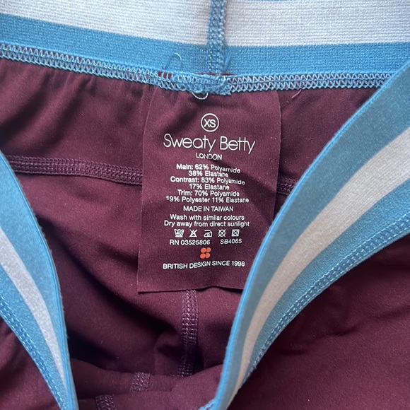 Sweaty Betty t-ball 7/8 workout leggings - Picture 4 of 4